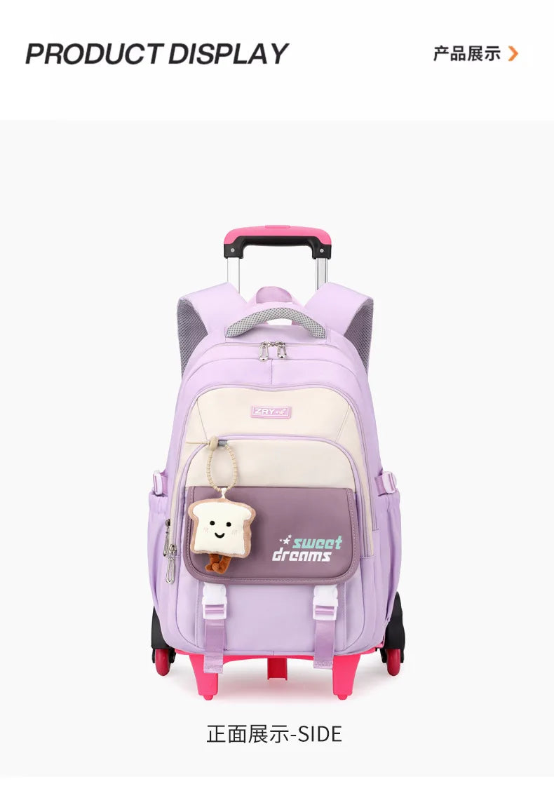 Trolley School Backpack – Two- & Six-Wheel Options