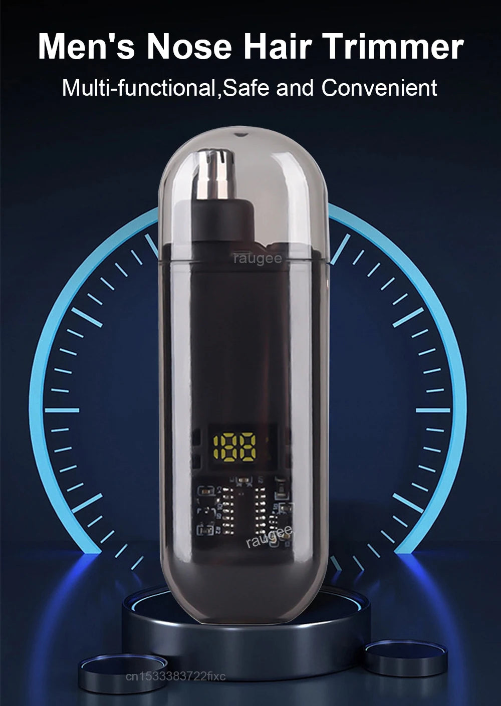 2-in-1 Rechargeable Waterproof Nose & Ear Hair Trimmer