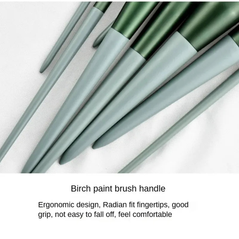 Soft Hair Makeup Brush Set — Foundation & Blush