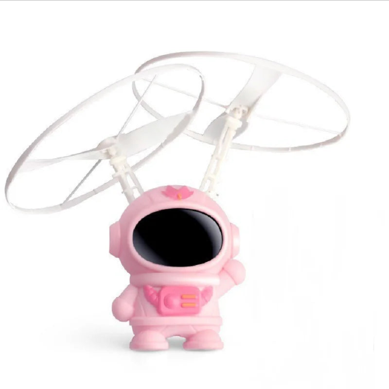Photoluminescent Astronaut Gyro Flyer – Levitating Tether Retrieval Spacecraft Sensory Toy