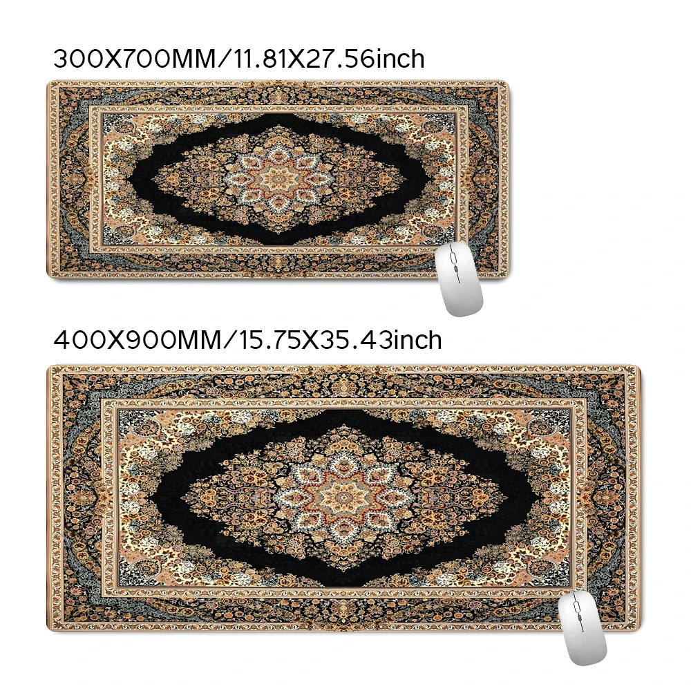 Persian Rug XXL Gaming Mouse Pad — Large Vintage-Style Desk Mat
