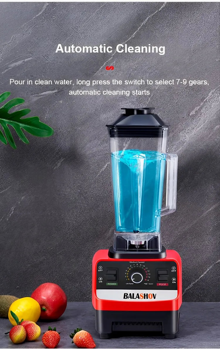 2000W Heavy Duty Commercial Blender — BPA-Free, High Power for Smoothies, Ice & Food Processing