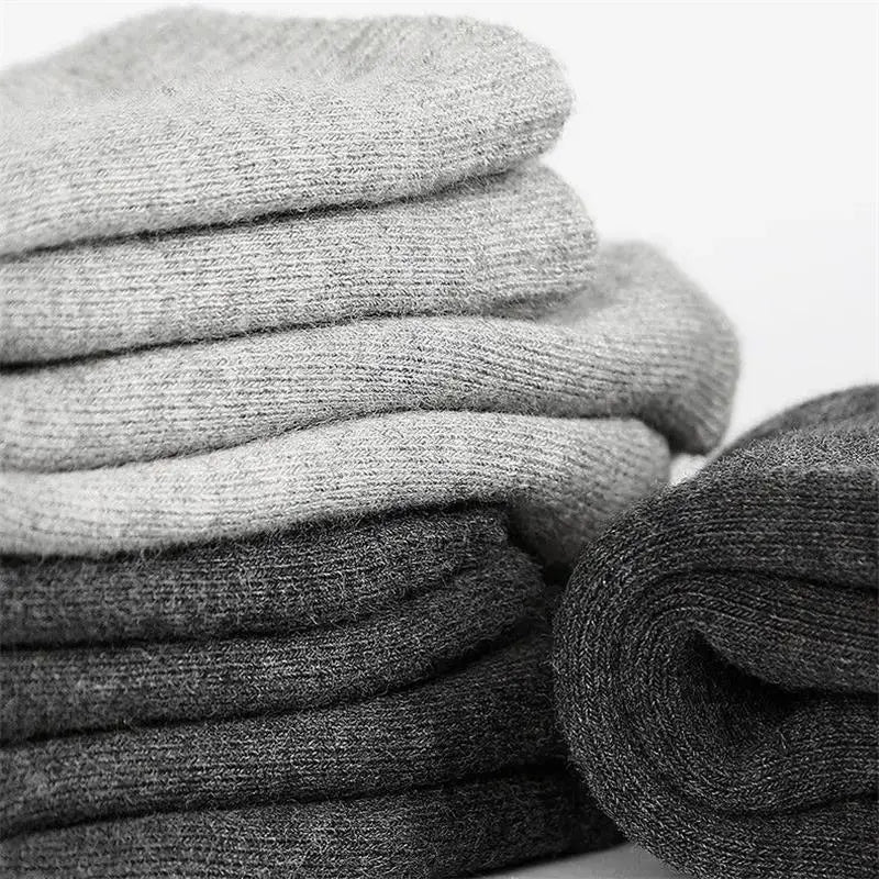 Men's Thick Wool-Blend Socks, 2 Pairs
