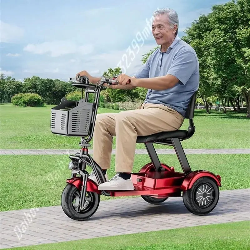 Foldable 3-Wheel Mobility Scooter – Dual 500W, 40 km Range