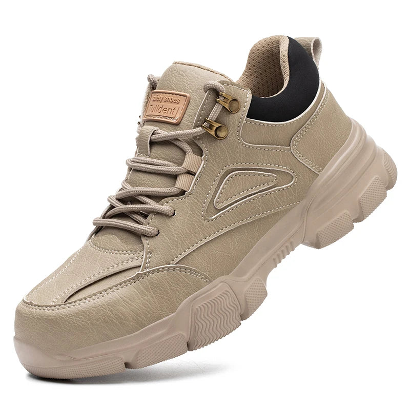 Men's Steel Toe Safety Work Shoes – Anti-Smash Anti-Puncture Tactical Boots