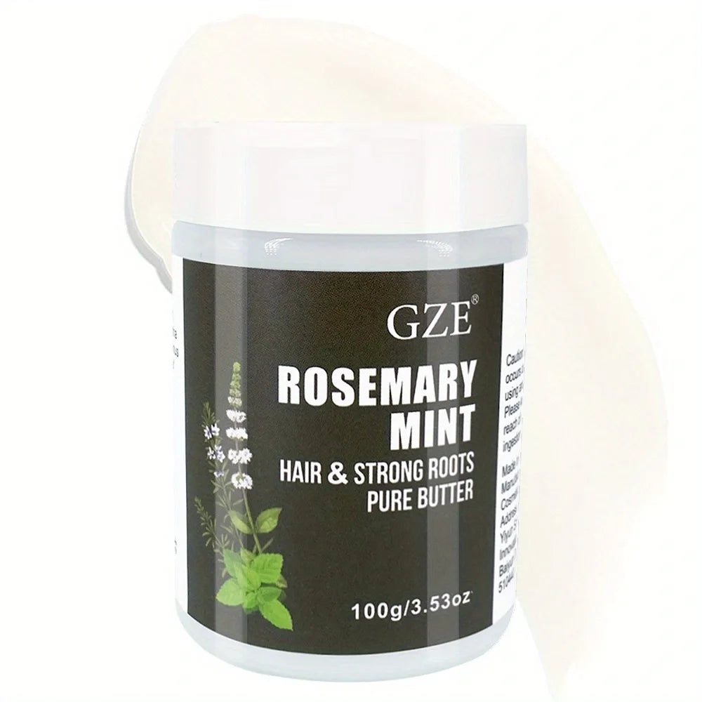 GZE Rosemary Mint Natural Hair Growth Butter — Scalp Nourishing & Growth Stimulating Treatment