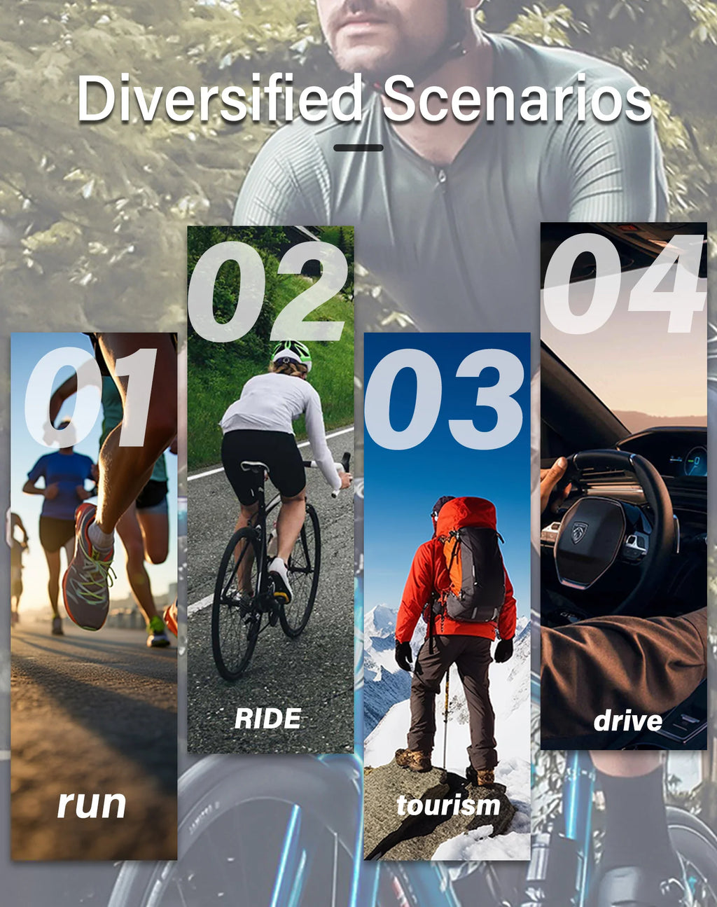Singa Photochromic Cycling Sunglasses | UV400 Running Bicycle Outdoor Sports Eyewear