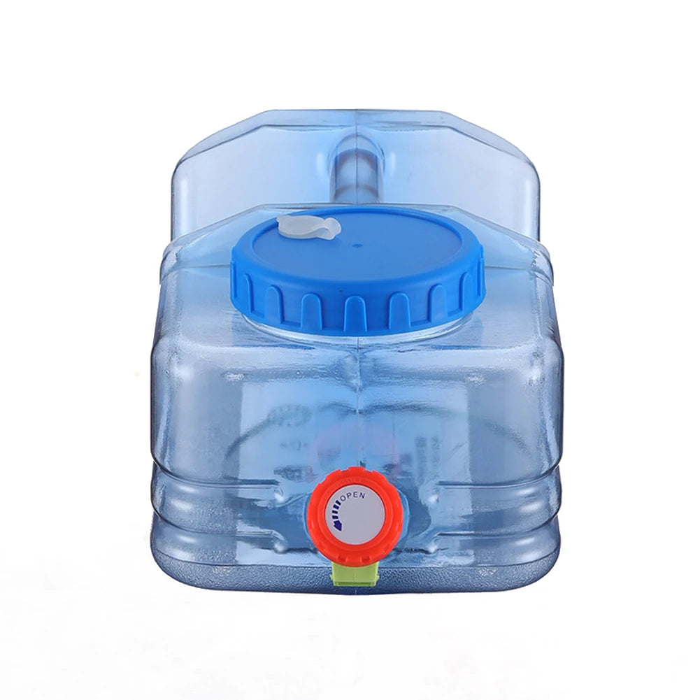 APWIKOGER 5L–10L Portable PC Water Bucket with Faucet – Leakproof Camping & Car Water Tank Container