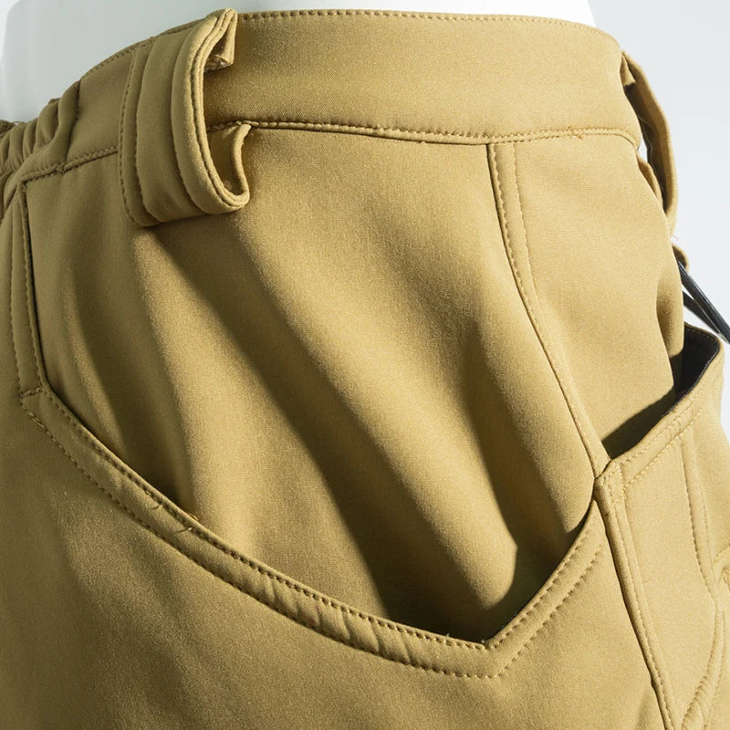 Men's Fleece Softshell Cargo Hiking Pants — Outdoor Tactical Trousers M–5XL