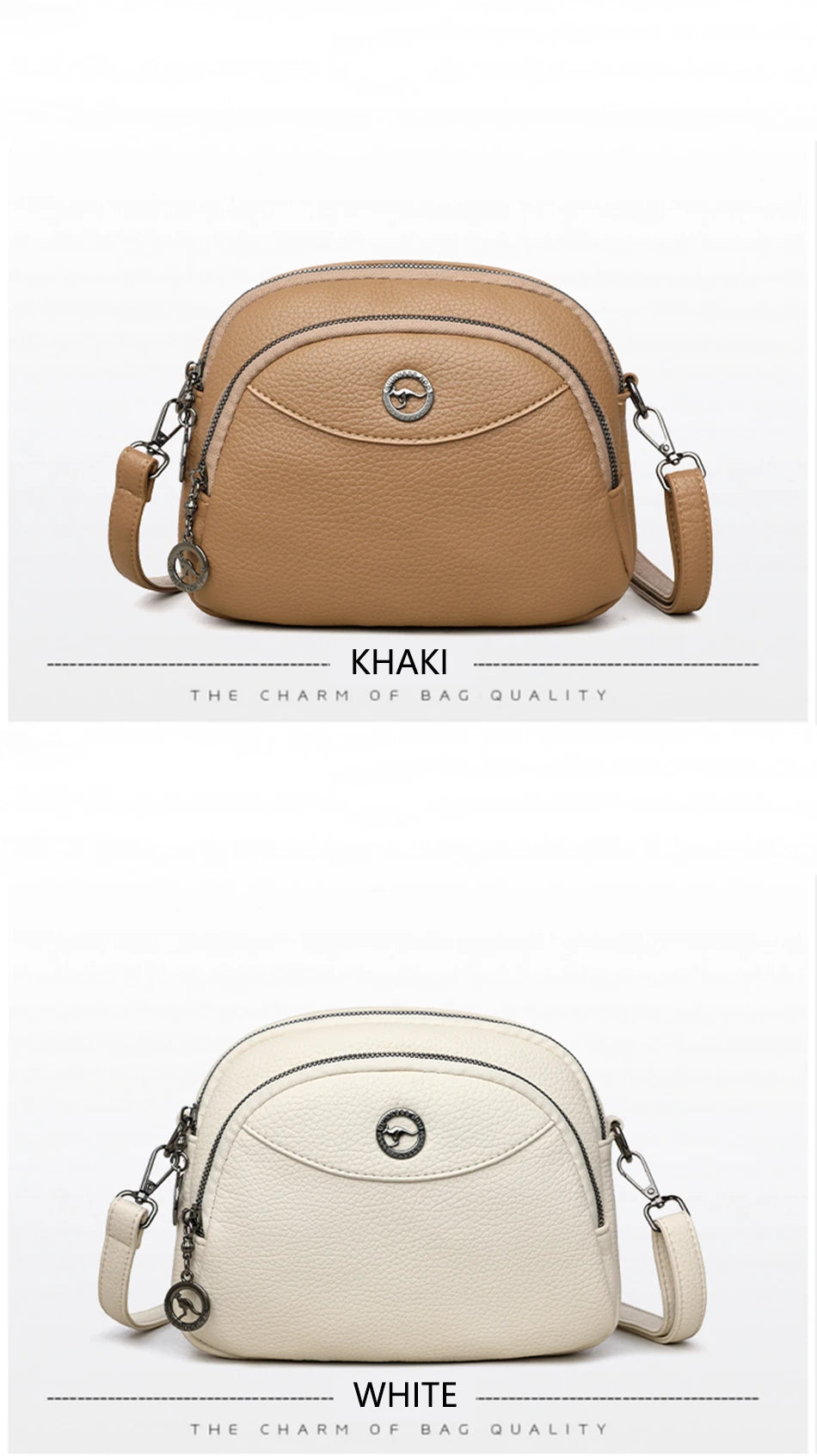 Luxury Solid Color Square Shoulder Crossbody Bag – Vintage PU Leather Messenger Handbag for Women