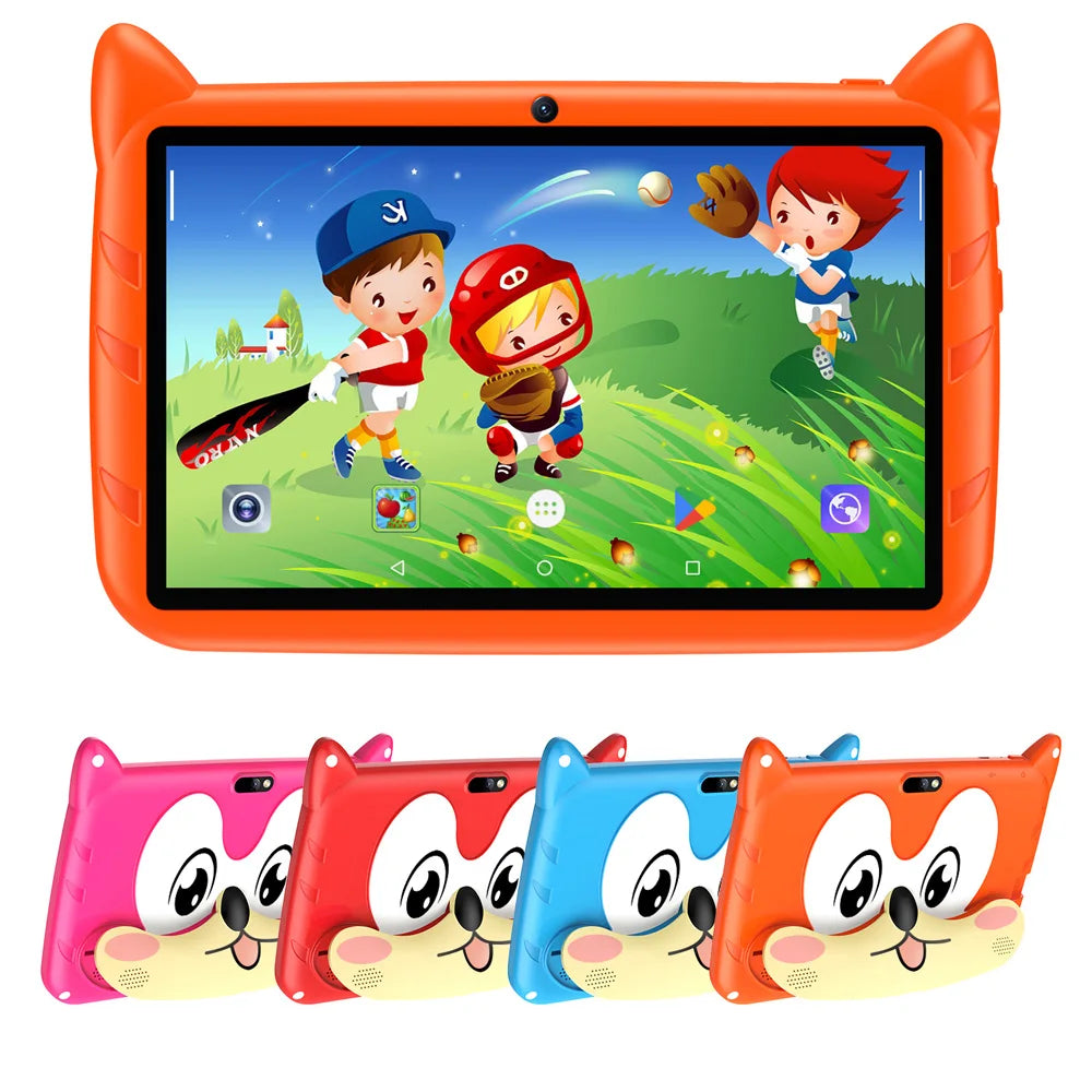 BDF 7" Kids Tablet – 4GB RAM, 64GB, Android 13, 5G Wi-Fi, Dual Camera