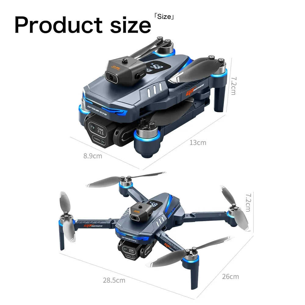 GT8 Drone with Dual Camera & Screen Remote
