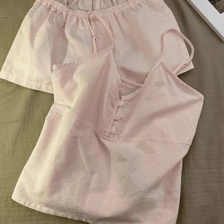 Women's 100% Cotton Short Sleeve & Shorts Pajama Set | Cute Summer Sleepwear