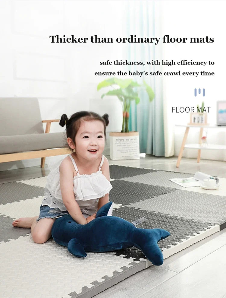 Baby Puzzle Floor Play Mat – EVA Foam, 8-16 Piece Kids Carpet, Educational Toy, 30x1cm Tiles
