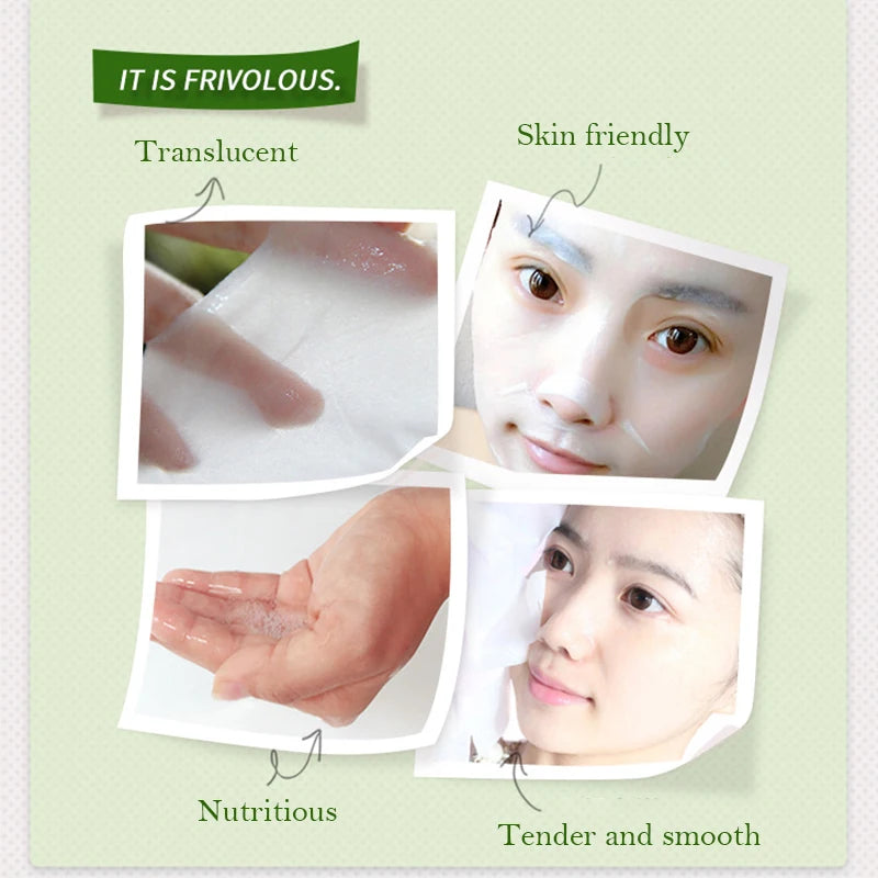 Natural Plant Aloe & Fruit Facial Sheet Masks — 10-Pack Korean Skincare