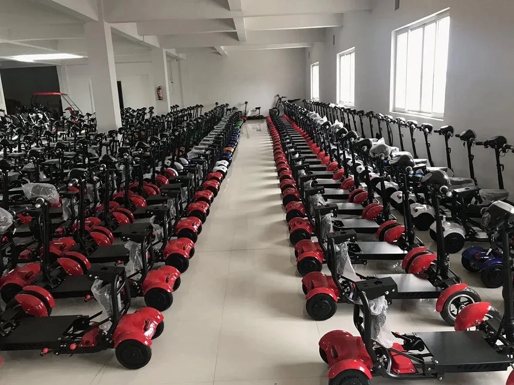 4-Wheel Mobility Scooter for Seniors, Foldable Electric Travel Scooter