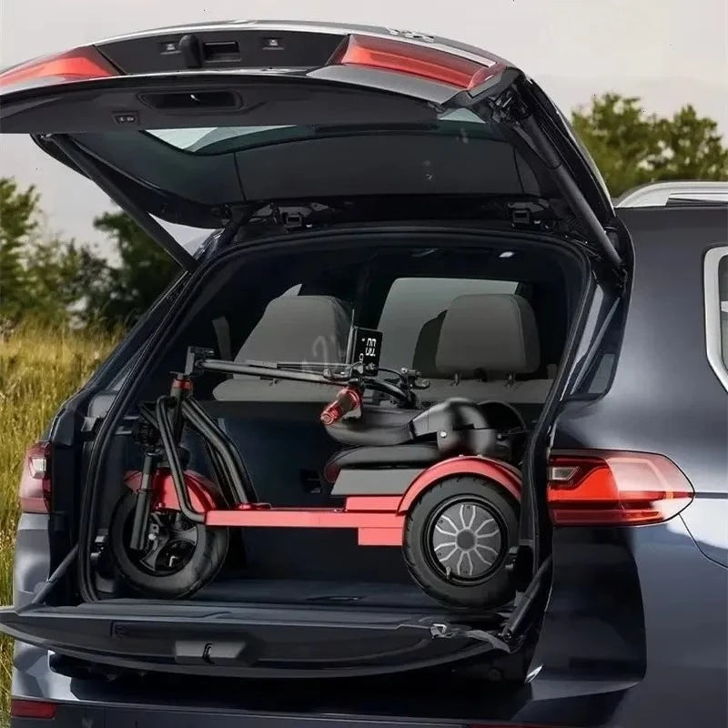 3-Wheel Folding Mobility Scooter for Seniors with Seat