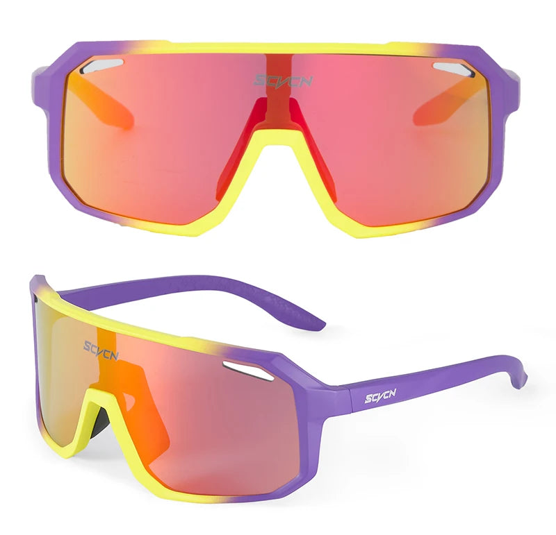 SCVCN Cycling Sunglasses — UV400 Polarized Sports Eyewear for Men & Women
