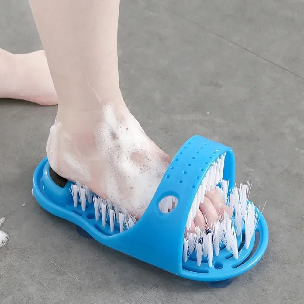 Shower Foot Scrubber Massager – Spa Exfoliating Foot Brush & Dead Skin Remover for Bathroom