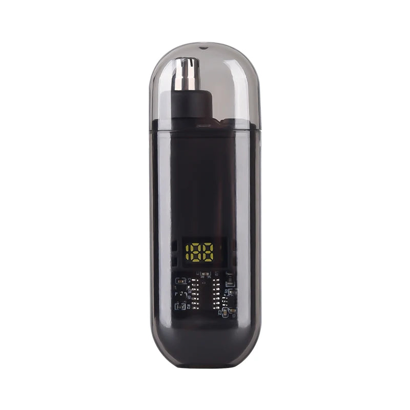 Clean. Precise. Painless. — Portable Rechargeable Nose & Ear Hair Trimmer | Mini Compact Design, Safe Blade, Men’s Grooming
