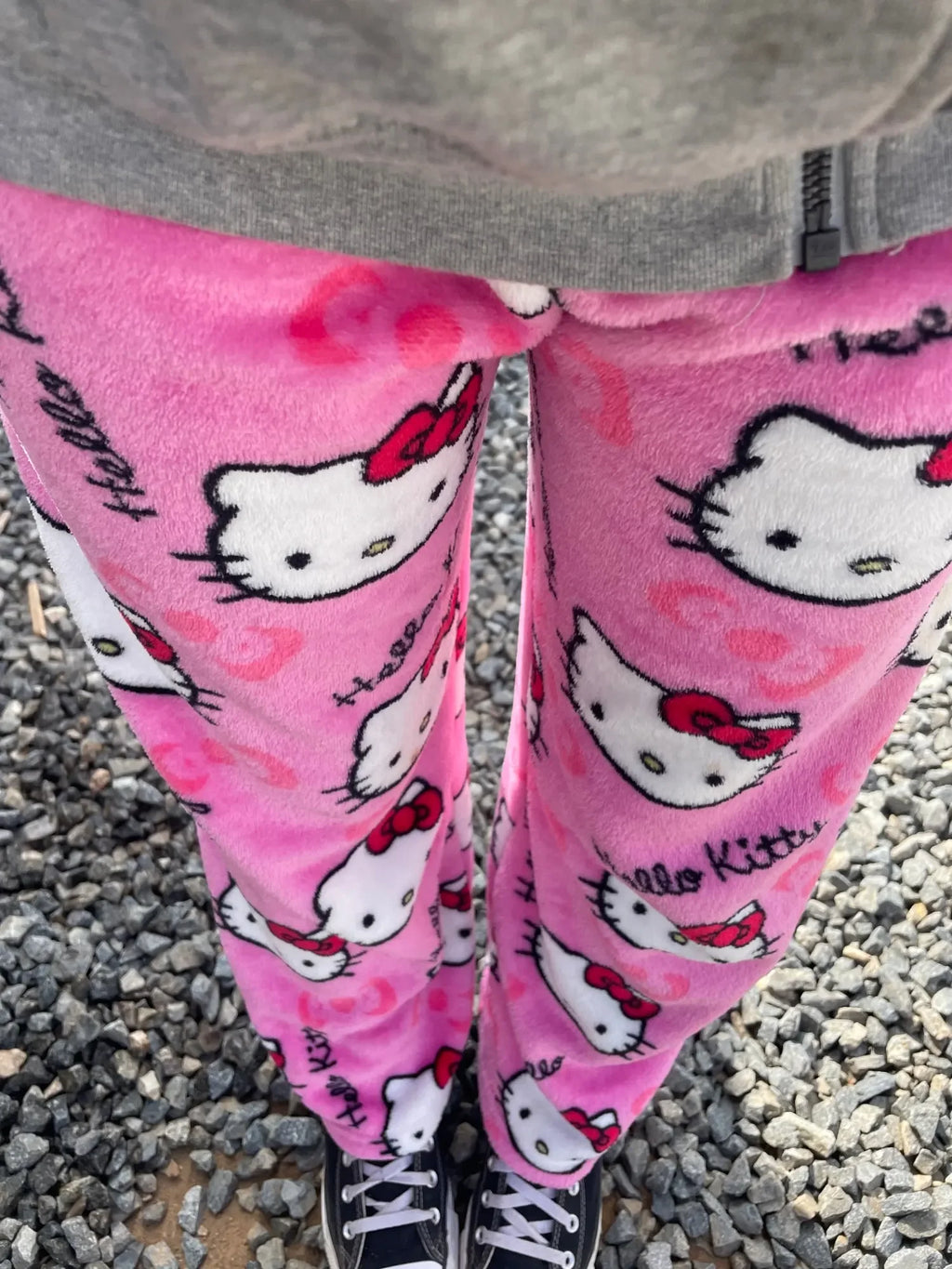 Y2K Hello Kitty Anime Pajama Pants | Cartoon Couple Casual Homewear Trousers