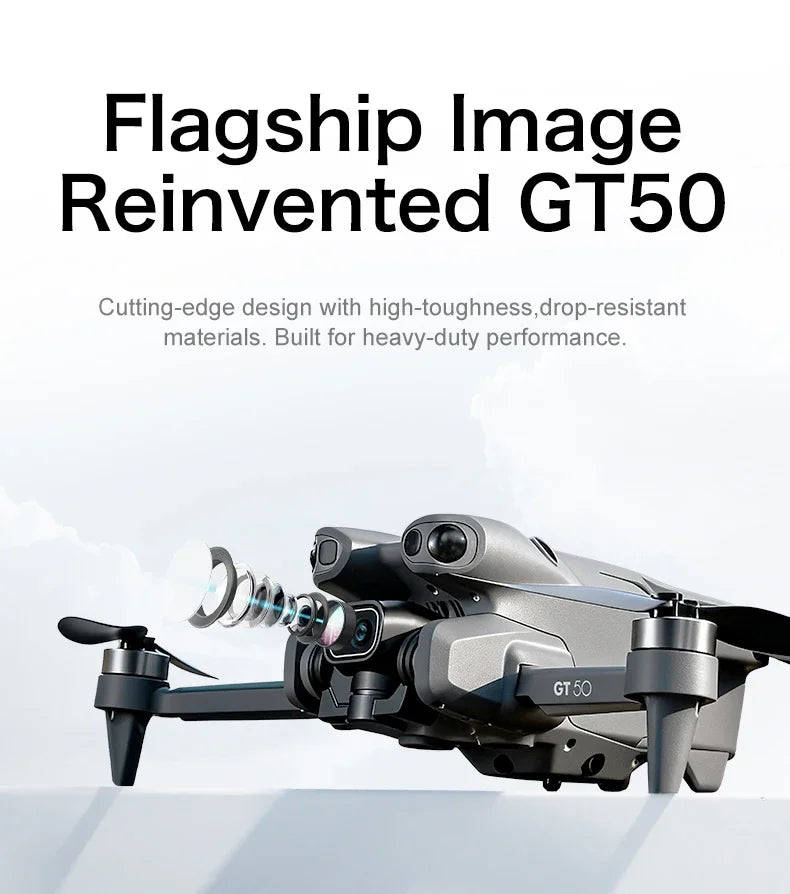 GT50 Camera Drone with Screen Remote & FPV