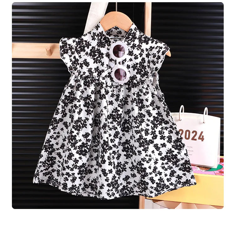 Baby Girls A-Line Beach Dress — Soft Breathable Holiday Dress (2025)