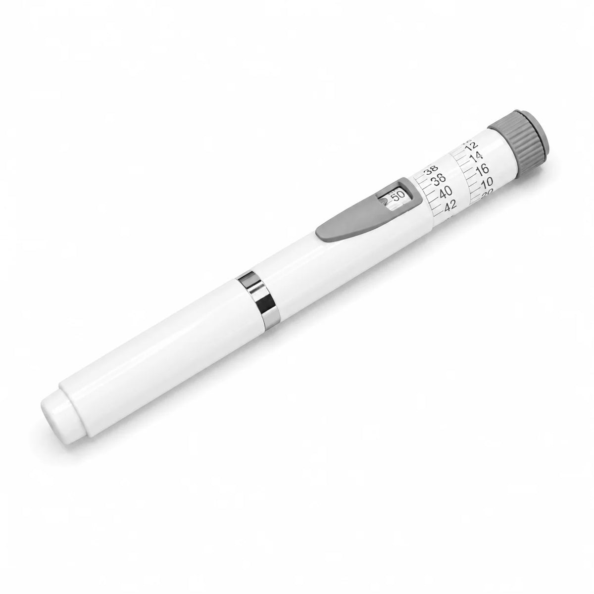 Reusable Insulin Injection Pen – Metal V2 Adjustable 60IU Dose Control with Clear Scale