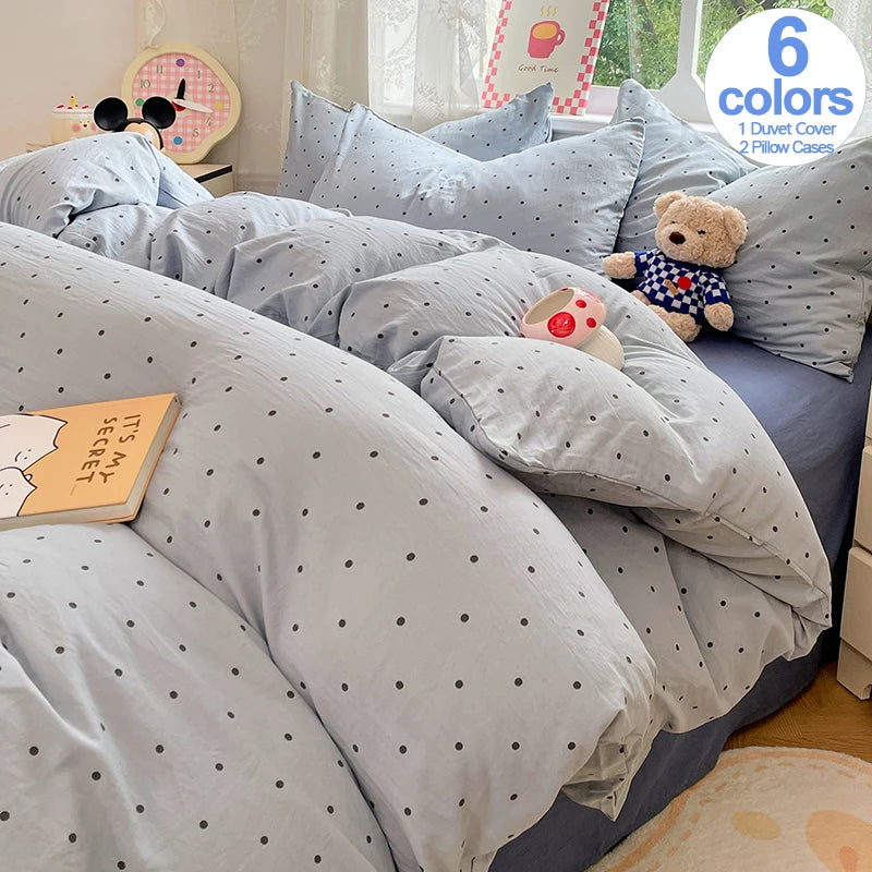 Pre-Washed Microfiber Duvet Cover Set – Ultra Soft Wrinkle-Resistant Hypoallergenic Bedding with 2 Pillowcases