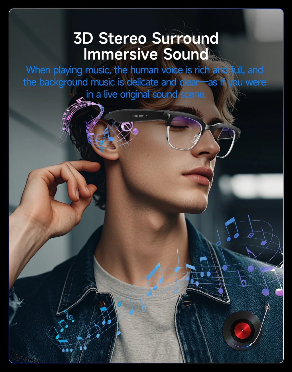 2026 800W Dual-Lens AI Smart Glasses — 4K HD, AI Translation, Bluetooth 5.3 & ChatGPT