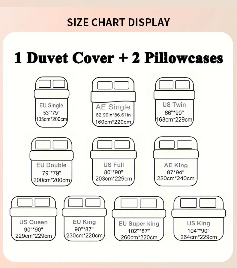 Plush Faux Fur Duvet Cover Set – Luxurious 3-Piece Bedding, 16 Colors & 10 Sizes