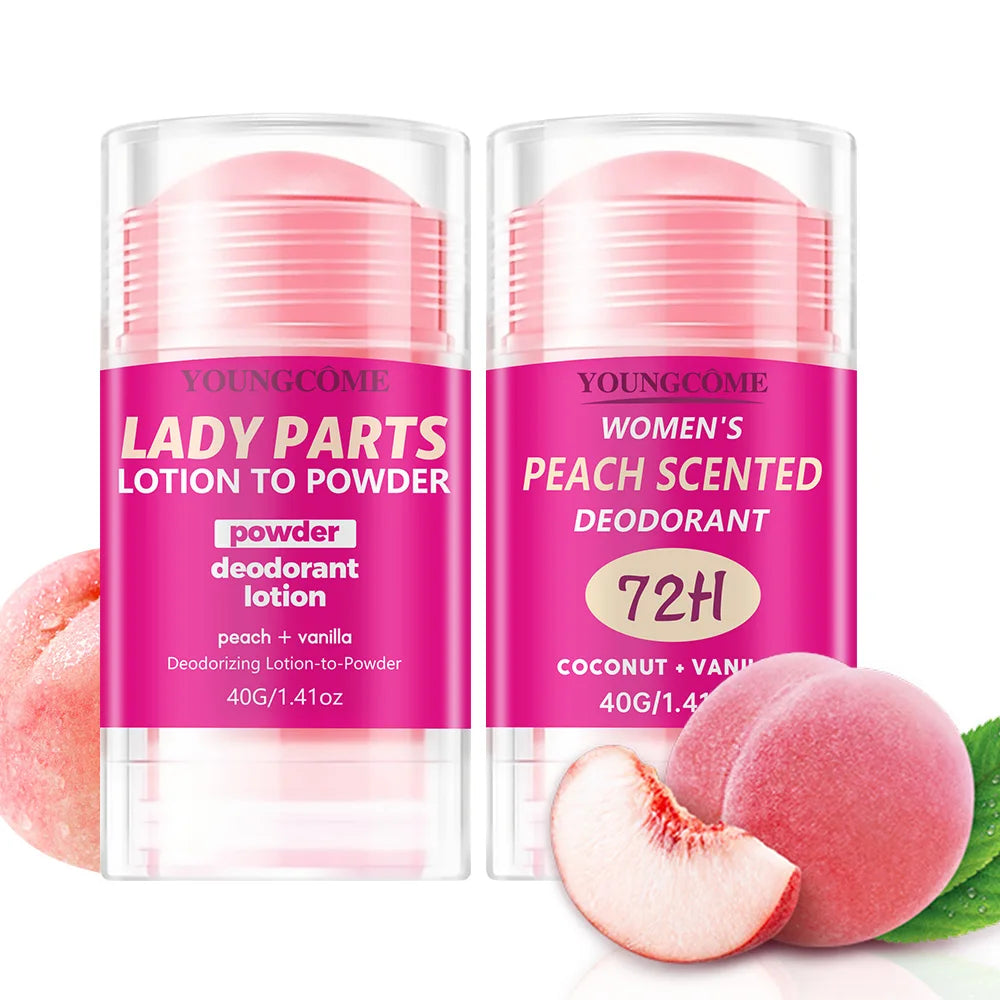 Honey Peach Antiperspirant Deodorant Stick 40g – Underarm Odor Remover