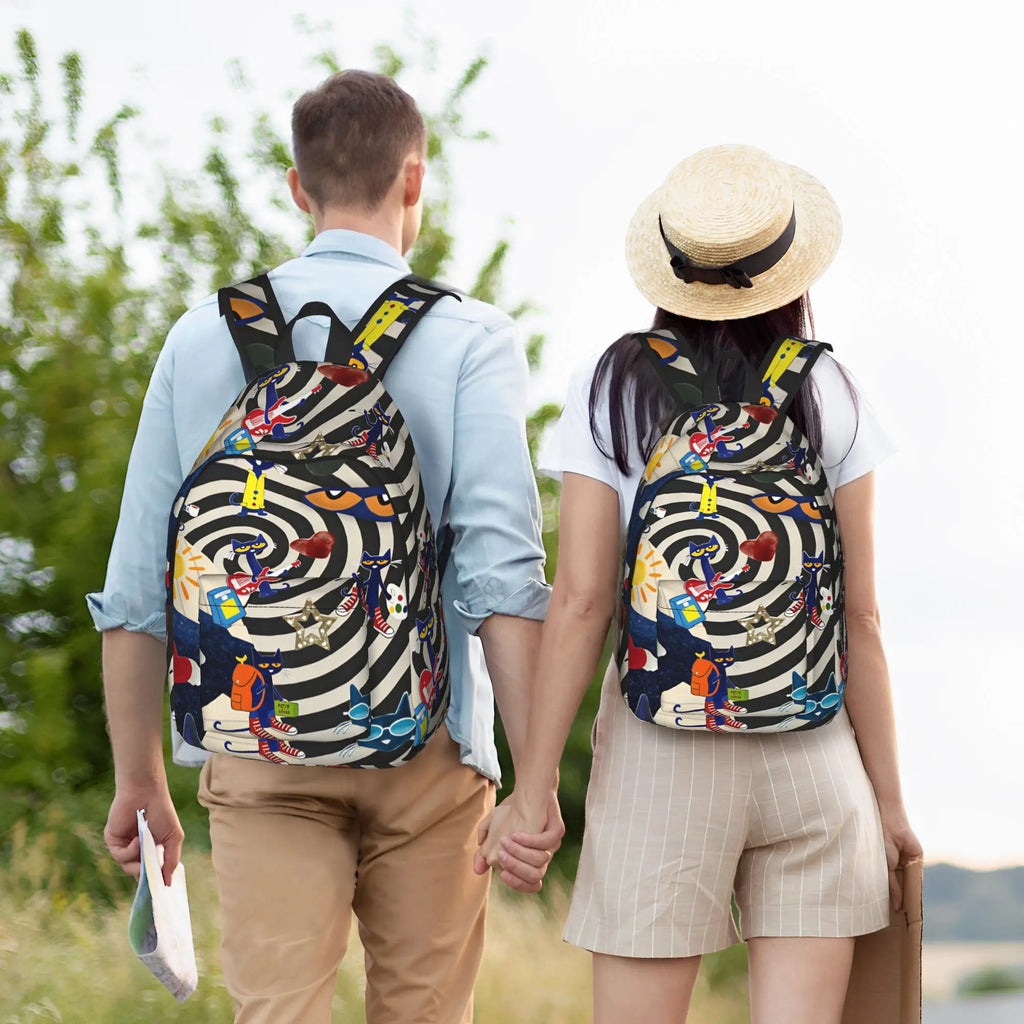 Pete the Cat Backpack – Printed School Rucksack