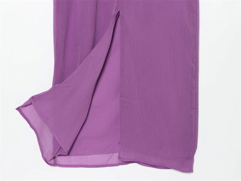 Ruffled Wrinkled Chic Personality Dress — Casual Spring Summer Women's Fashion Dress