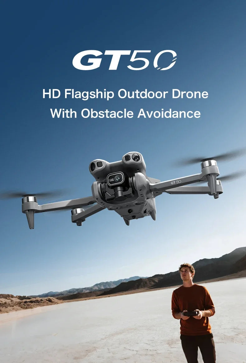 GT50 Camera Drone with Screen Remote & FPV