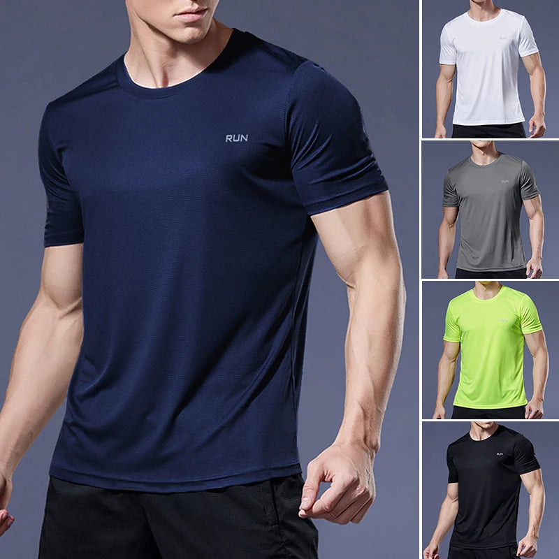 Men's Quick-Dry Compression Sports Running Shirt — Performance Base Layer