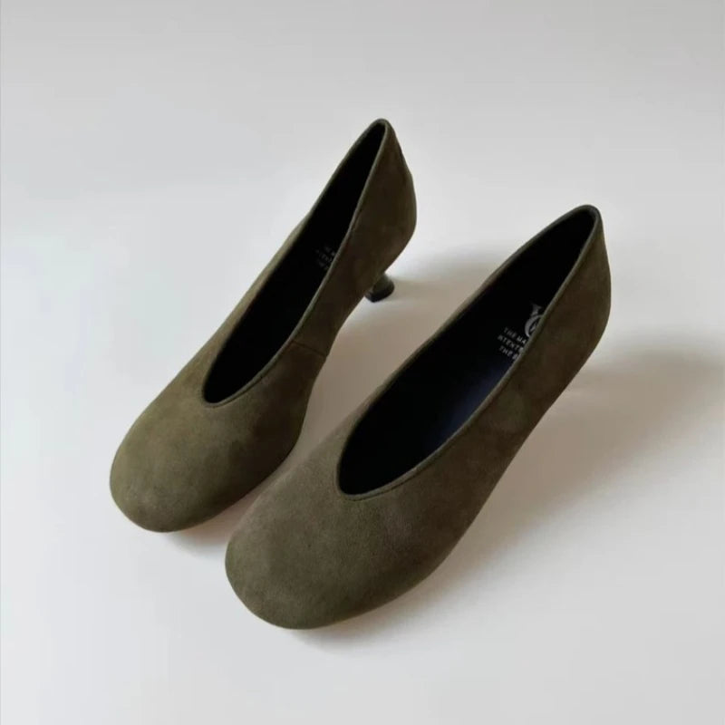 Women's Suede Elegant Loafer Pumps — 2026 Style