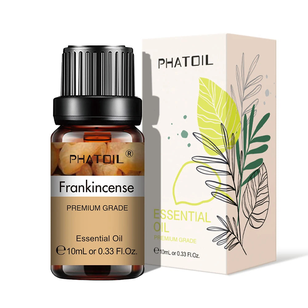 Pure Plant Essential Oil 10ml – Aromatherapy Oil for Diffusers, Humidifiers & DIY, 37 Scents