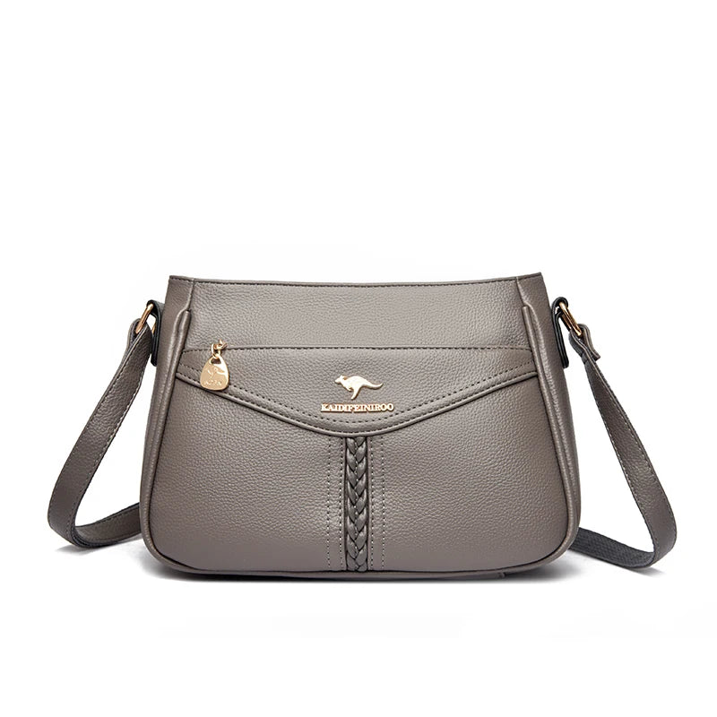 VANDERWAH Luxury PU Flap Shoulder Bag – Letter & Sequin Designer Crossbody Handbag for Women