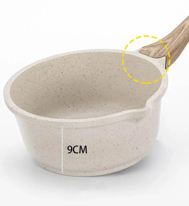 Nonstick Milk Pots & Cookware – 16cm, 18cm & Steamer Options