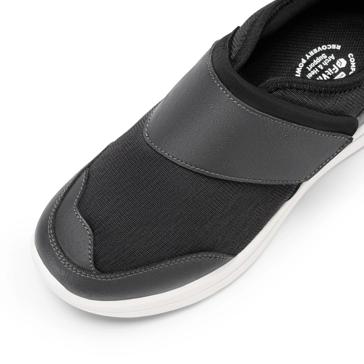 Men's Wide Diabetic Walking Shoes – Anti-Slip Easy-On Orthopedic Shoes for Elderly Foot Pain Relief & Swollen Feet