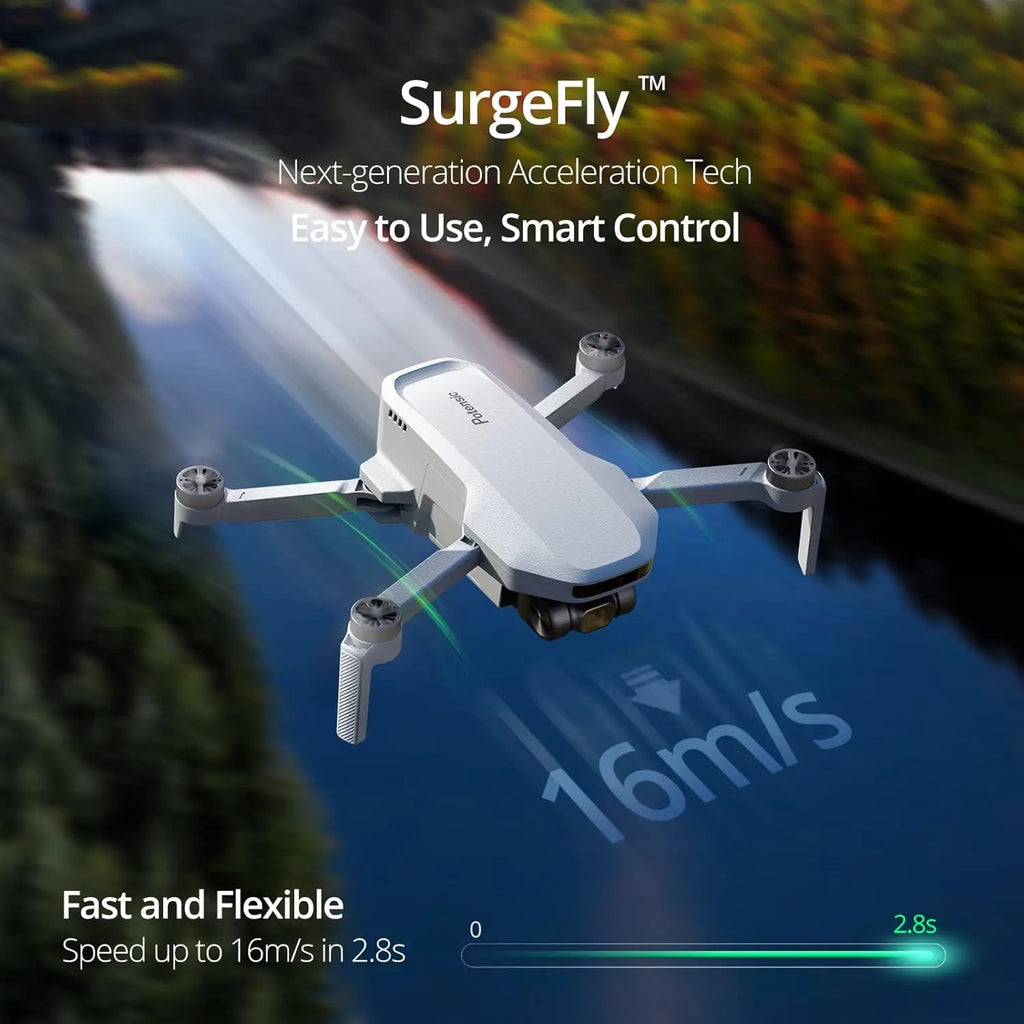 Potensic Atom SE 4K GPS Drone — Under 249g, Single Axis Gimbal, 4km Range, 29-Min Flight Time