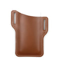 Men's Leather Phone Holster Belt Bag – Cellphone Loop Waist Pouch & Running Travel Wallet