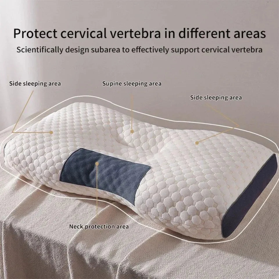 Spa Massage Pillow — Washable Non-Collapse Cervical Support Pillow for Home, Spa & Gift