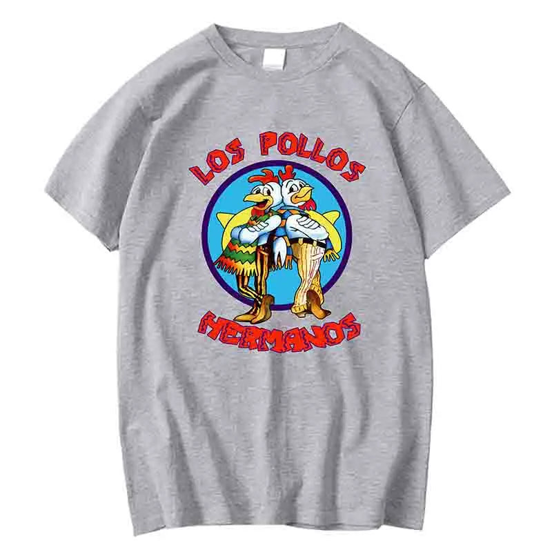 Los Pollos Hermanos Funny Graphic T-Shirt — Breaking Bad Fan Tee