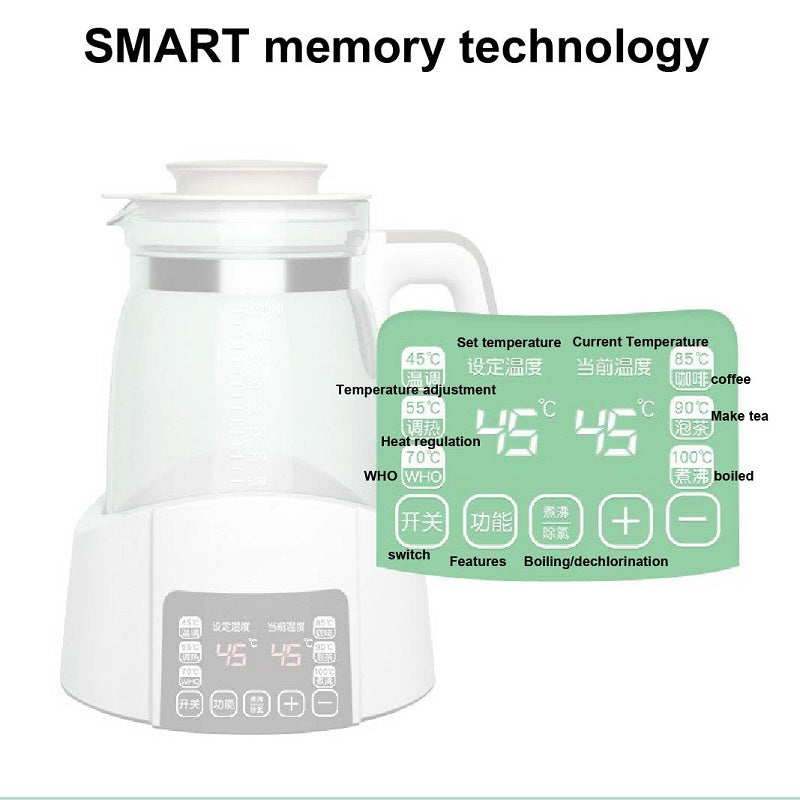 Smart Infant Milk Warmer & Thermostatic Kettle – 1.2L Auto Warm, Insulation Pot for Baby Formula & Milk Powder