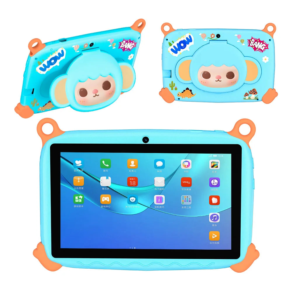 BDF 7" Kids Tablet – 4GB RAM, 64GB, Android 13, 5G Wi-Fi, 1280x800 IPS