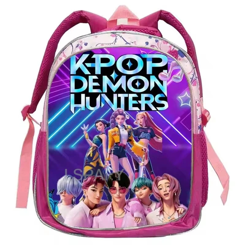 KPop Character Kids Backpack – Lightweight 12-Inch School Bag