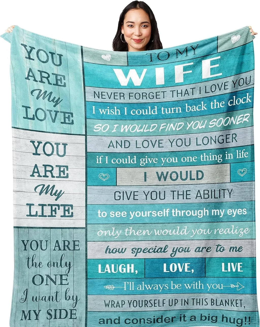 Family Gift Throw Blanket – Soft Warm Personalized Gift for Dad, Mom, Grandparents & Family