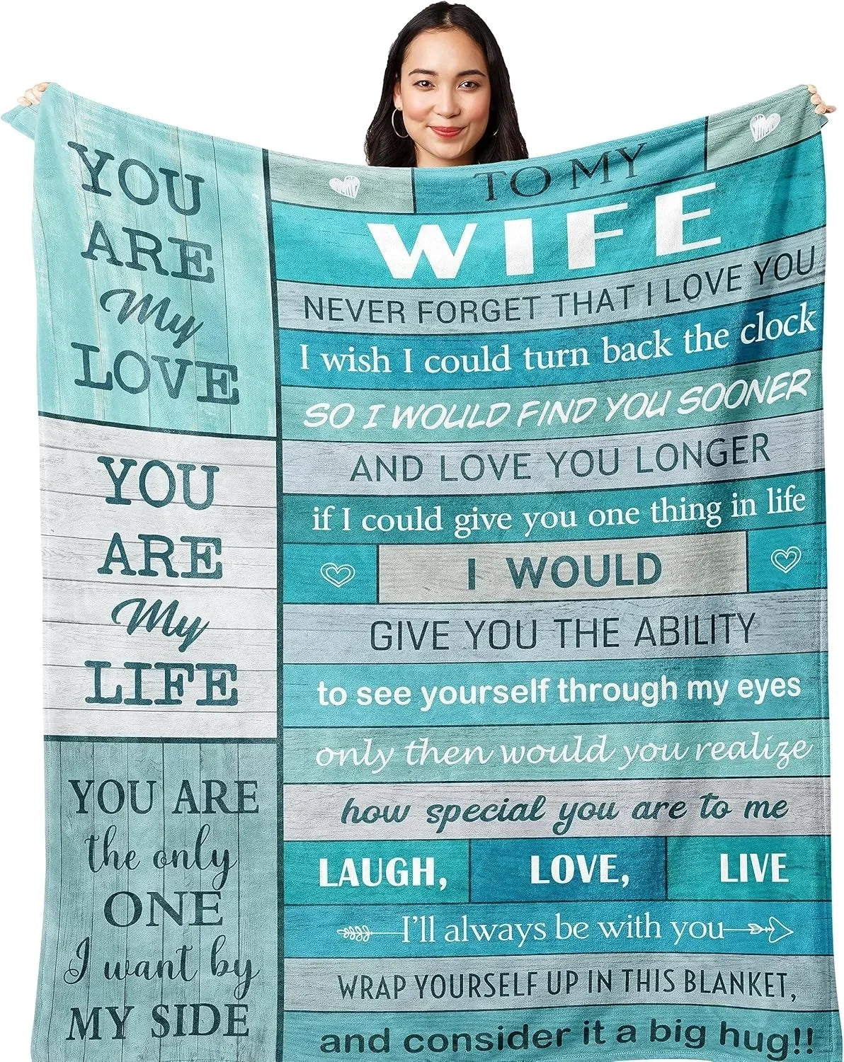 Family Gift Throw Blanket – Soft Warm Personalized Gift for Dad, Mom, Grandparents & Family